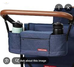 Radio Flyer Stroll N Wagon Stroller Organizer Bag Navy Blue Parent Caddy